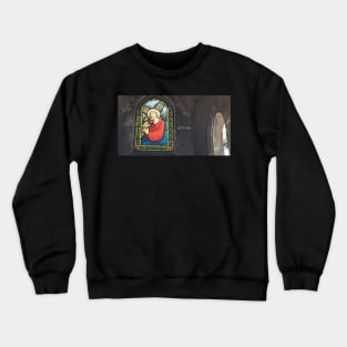 Paris Pere LaChaise Jesus with Cross Crewneck Sweatshirt